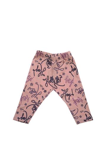 لگ یکرو پنبه دخترانه صورتی چرک 05678 3Y