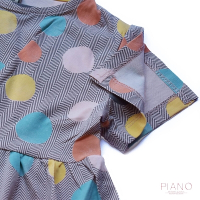 پیراهن یکرو پنبه دخترانه گلبهی 05689 3Y