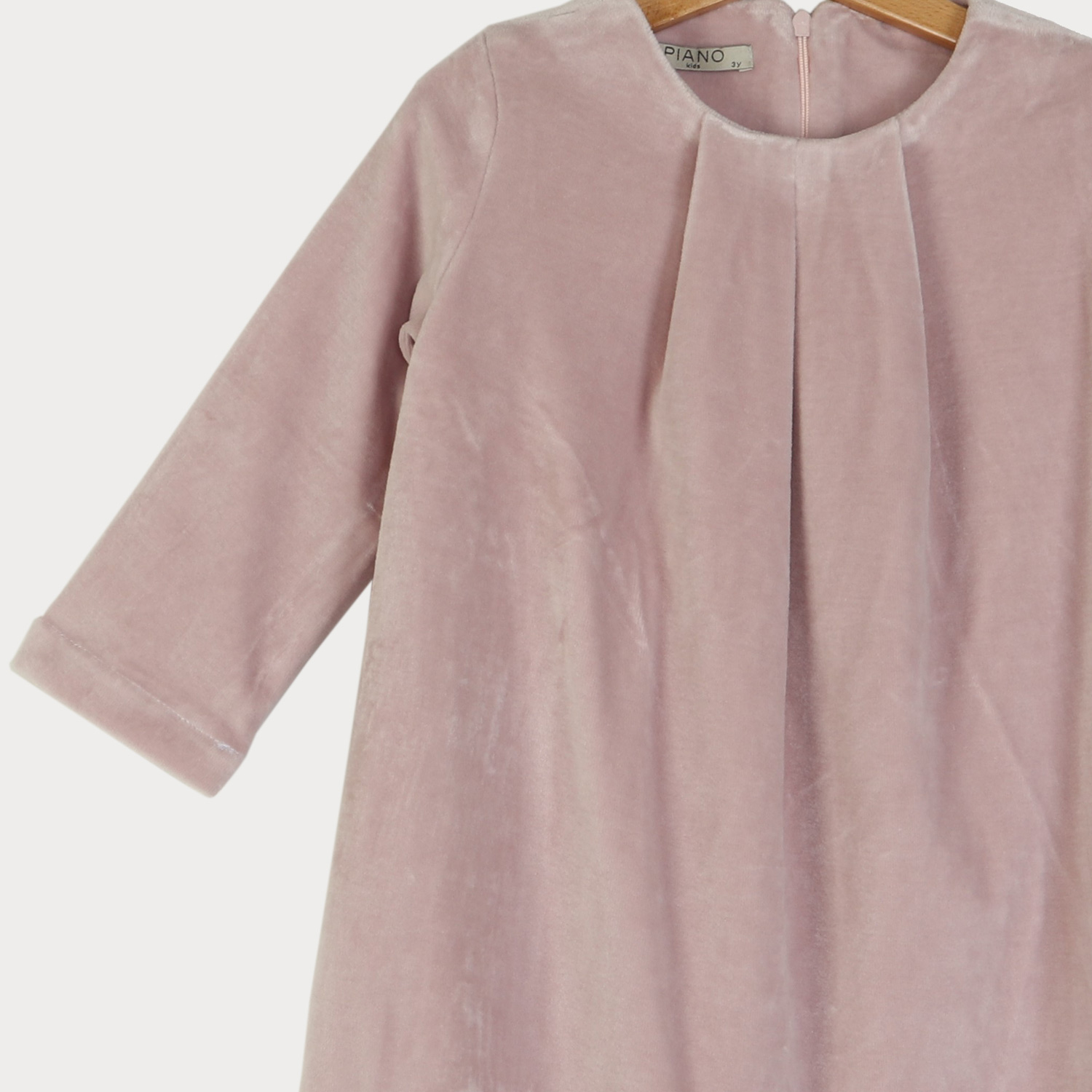 پیراهن مخمل پیلی دار