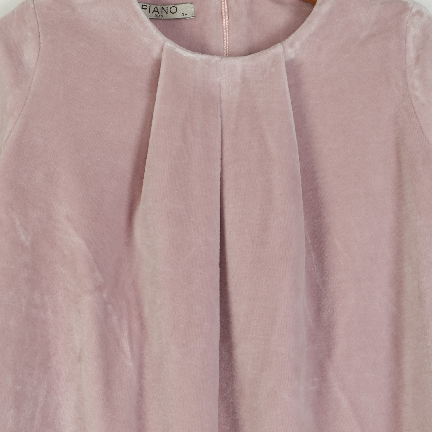 پیراهن مخمل پیلی دار