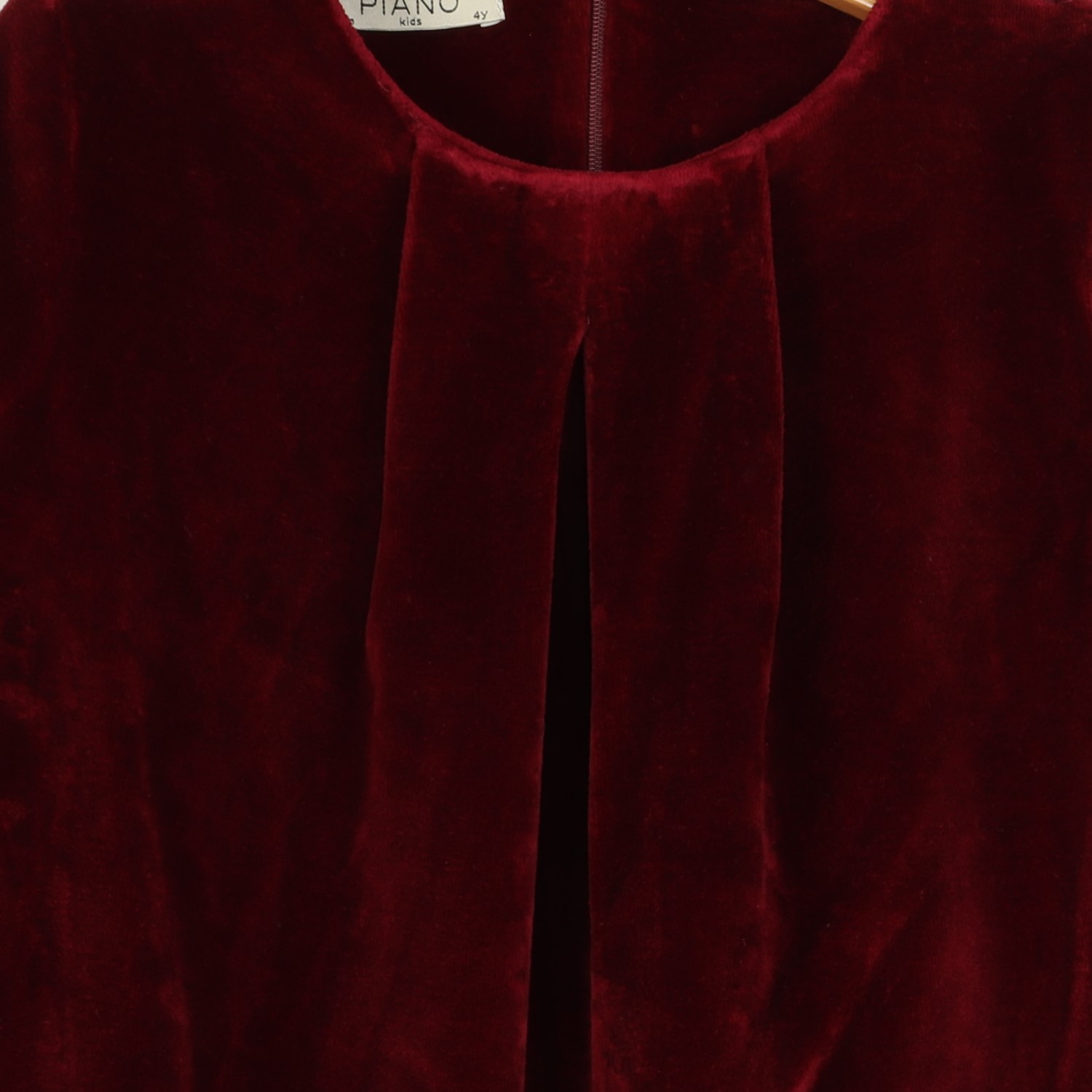 پیراهن مخمل پیلی دار