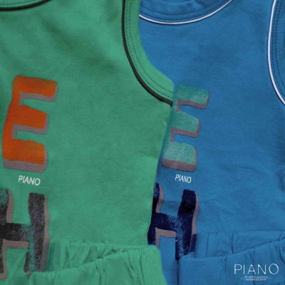 تاپ شلوارک یکرو پنبه پسرانه قرمز 05121 6M