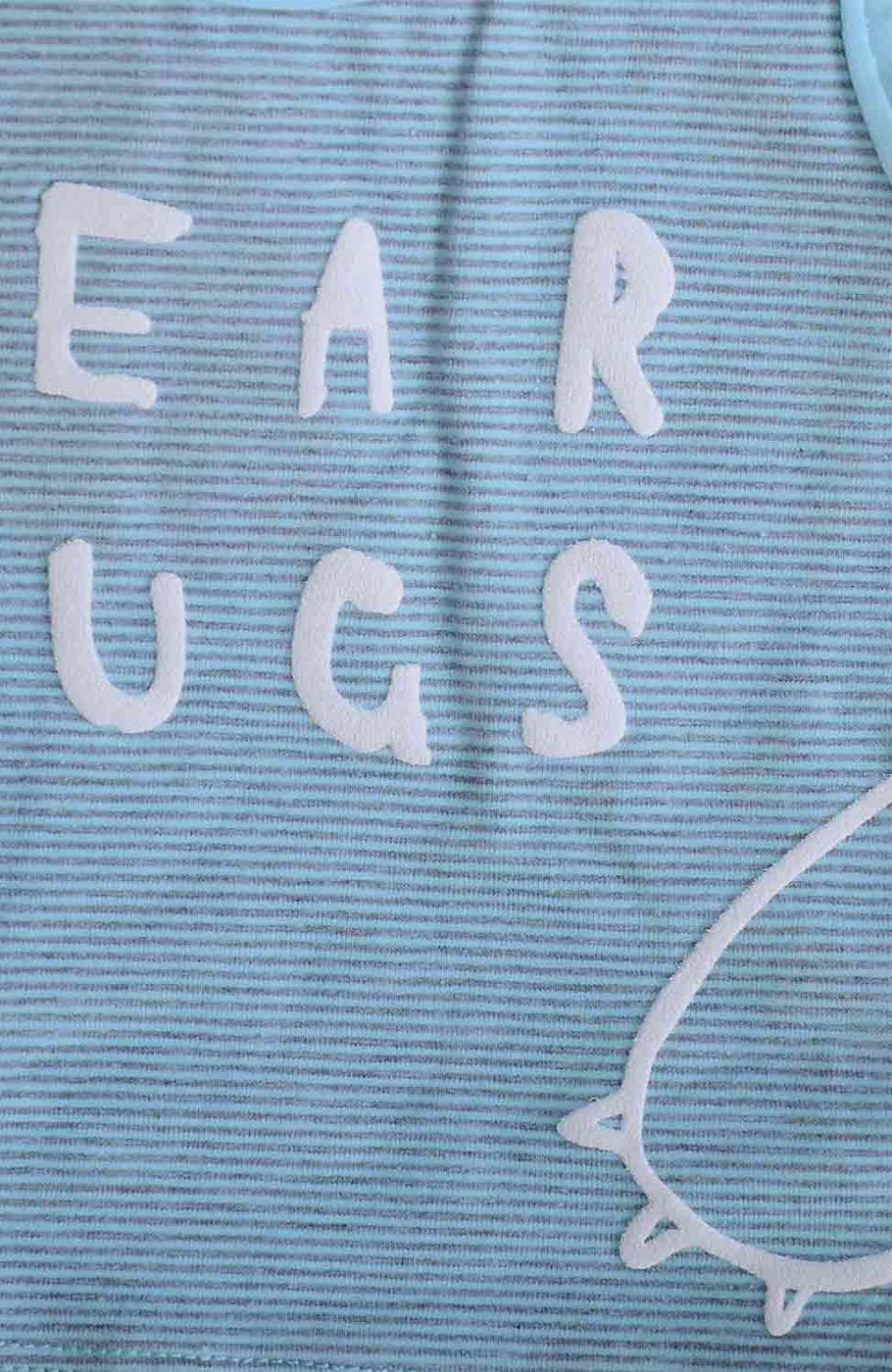 تاپ شلوارک یکرو پنبه پسرانه آبی 05562 6ماه