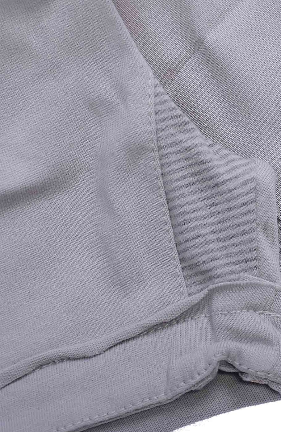 تاپ شلوارک یکرو پنبه پسرانه طوسی 05562 6ماه