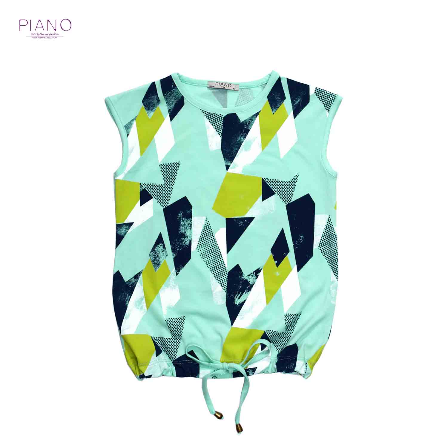 تاپ یکرولاکرا دخترانه سبزآبی 01420 9Y