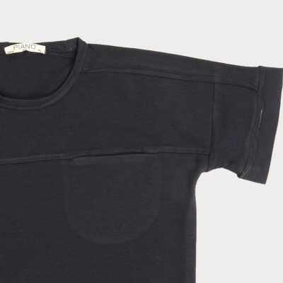 بلوز یکروپنبه پسرانه سورمه ای 05552 9Y