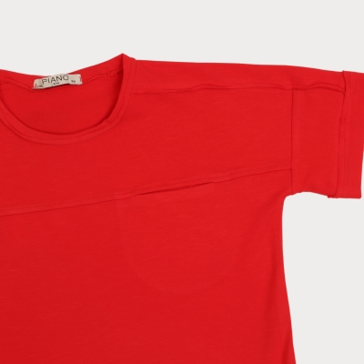 بلوز یکروپنبه پسرانه قرمز 05552 9Y