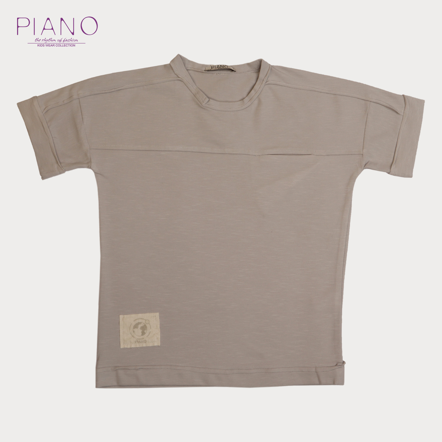 بلوز یکروپنبه پسرانه طوسی 05552 9Y