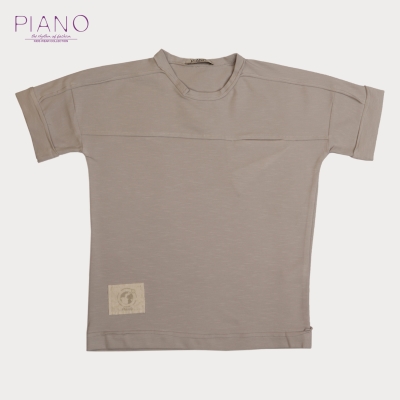 بلوز یکروپنبه پسرانه طوسی 05552 9Y