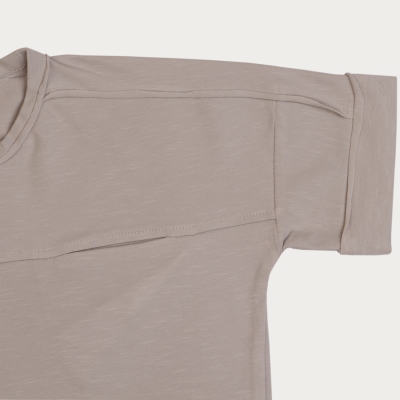 بلوز یکروپنبه پسرانه طوسی 05552 9Y