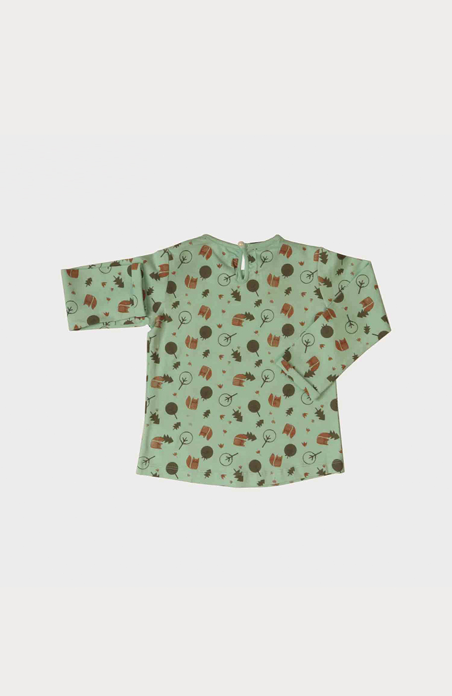 بلوز اسلپ لاکرا دخترانه سبزآبی 01604 3Y