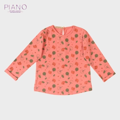 بلوز اسلپ لاکرا دخترانه صورتی سیر 01604 3Y