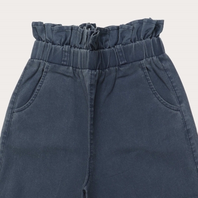 شلوار جین گشاد کمر چین دار