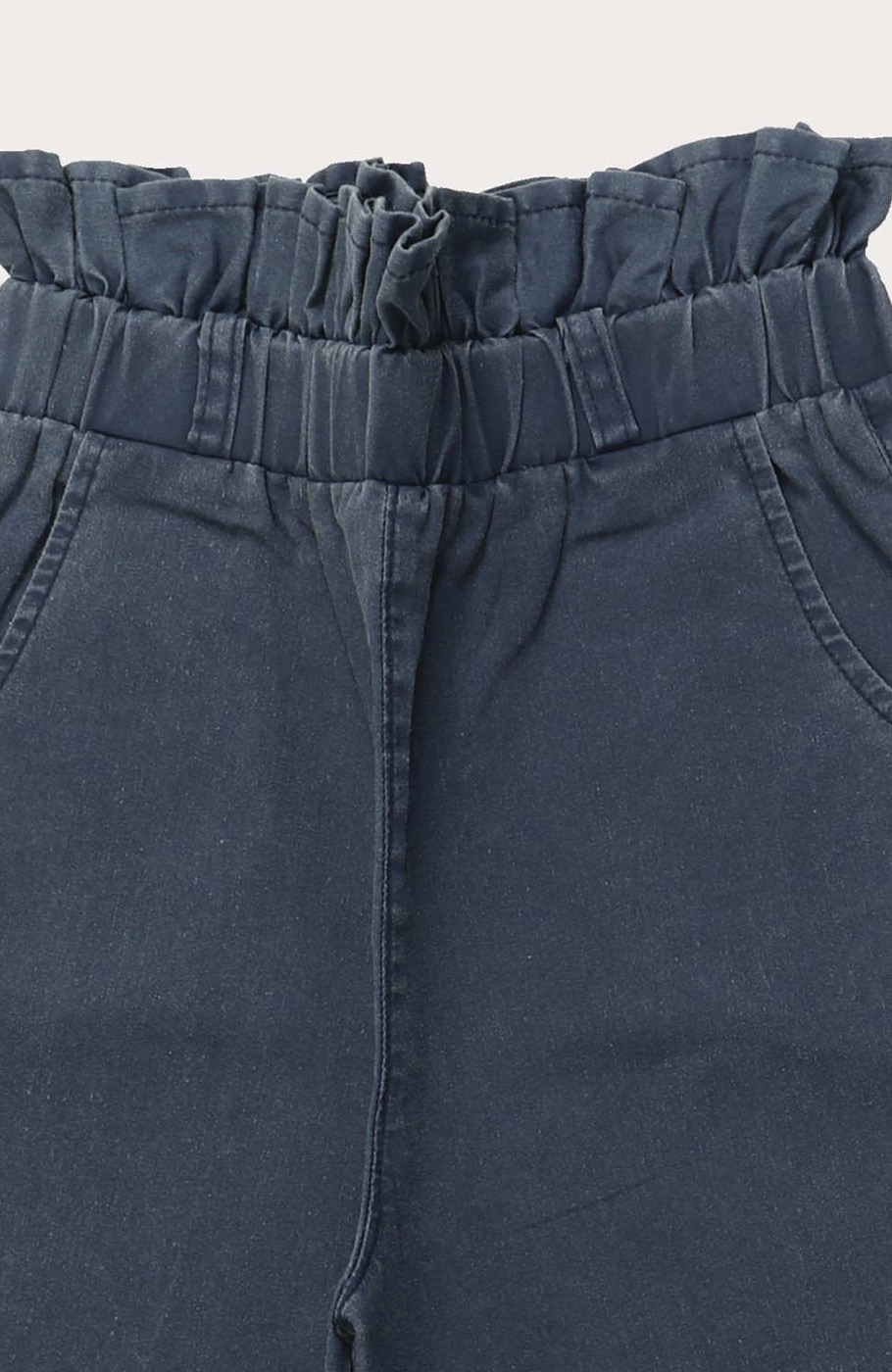 شلوار جین گشاد کمر چین دار