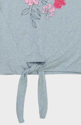 بلوز یکرو لایکرا جلو گره ای