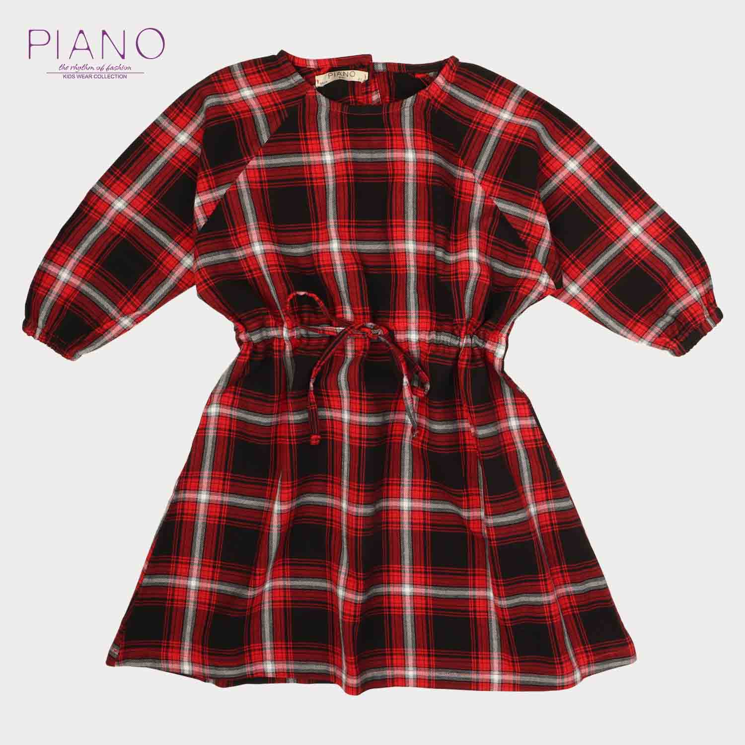 پیراهن نساجی چهارخانه آستین رگلان