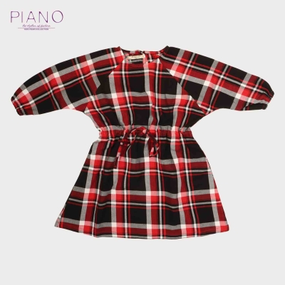 پیراهن نساجی چهارخانه آستین رگلان