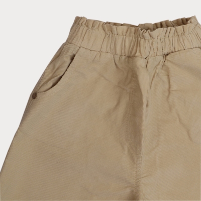 شلوارک مخمل کبریتی ریز گشاد