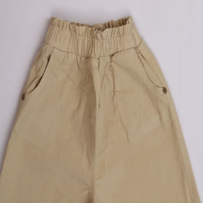 شلوارک مخمل کبریتی ریز گشاد