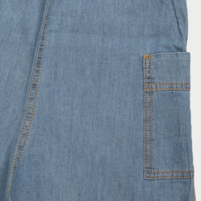 سرهمی جین گشاد جیب دار