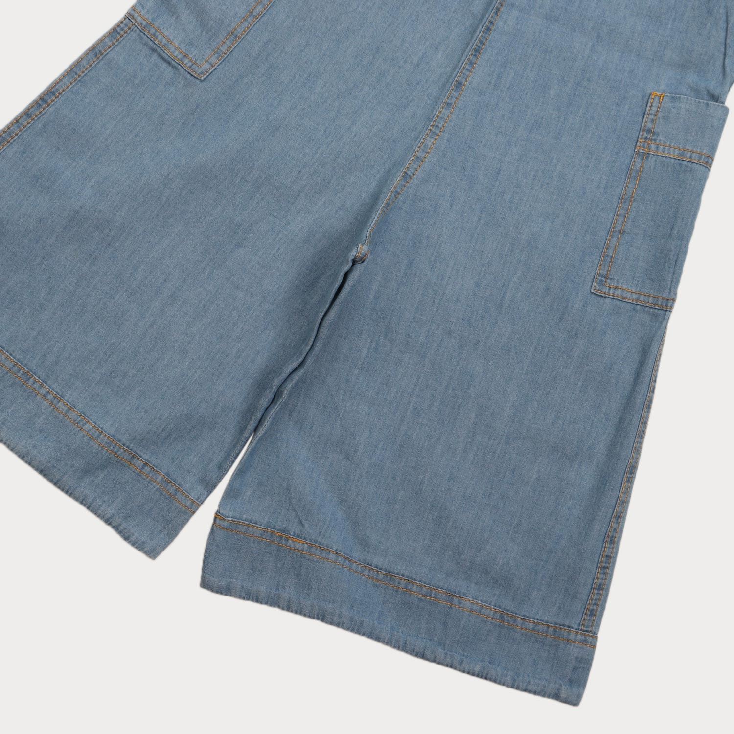 سرهمی جین گشاد جیب دار