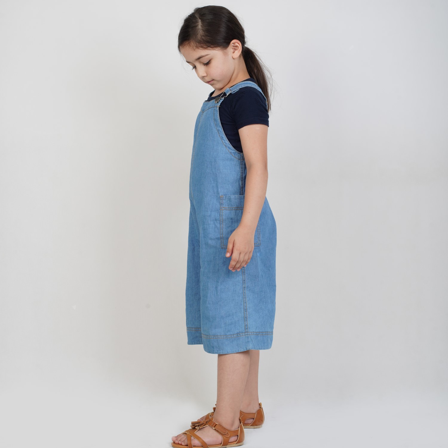 سرهمی جین گشاد جیب دار