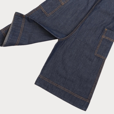 سرهمی جین گشاد جیب دار