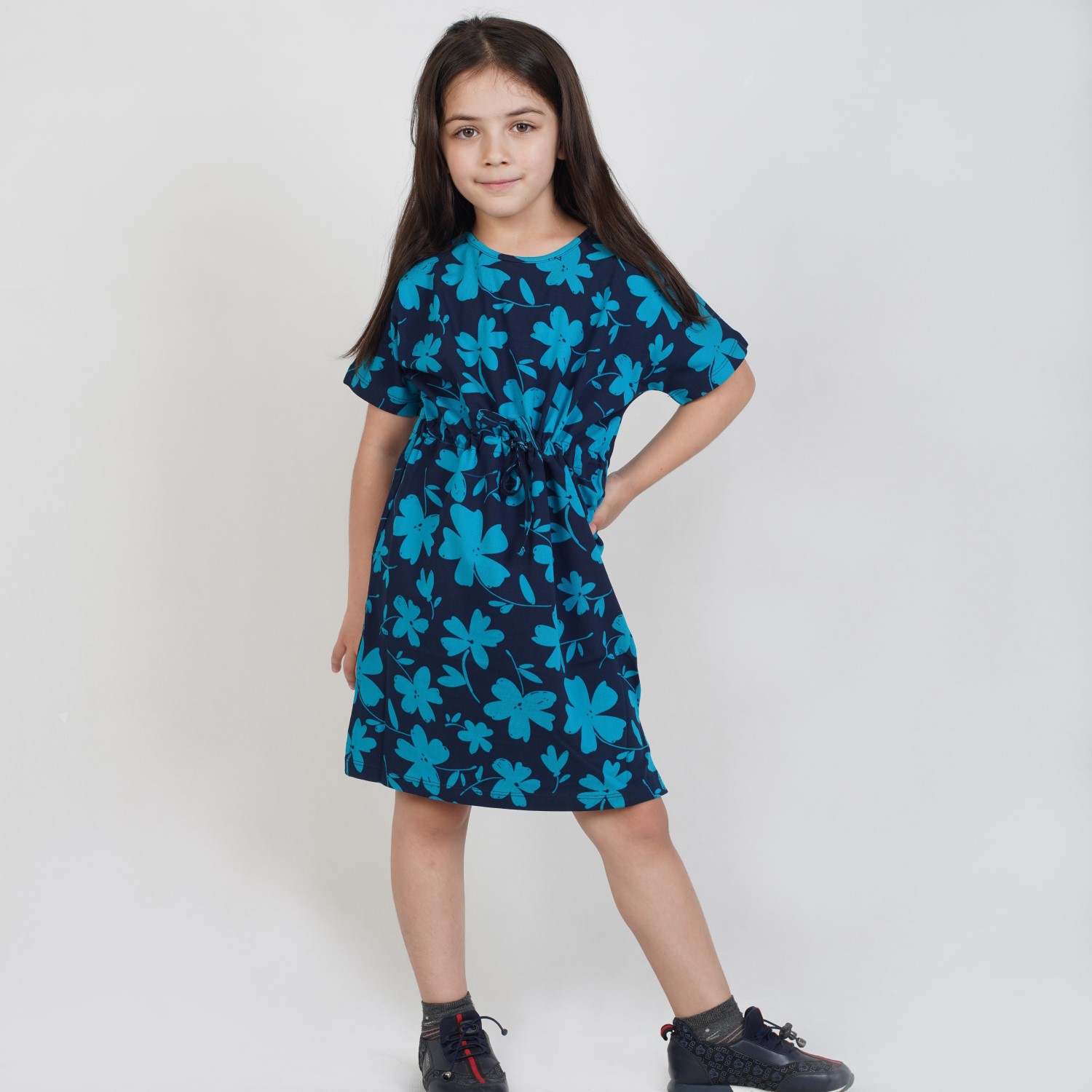 پیراهن یکرو لایکرا کنار چاک دار