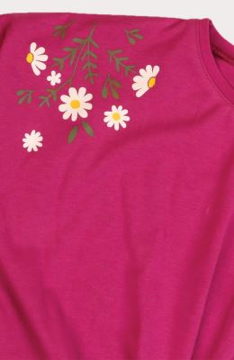 بلوز یکرو لایکرا جلو گره ای آستین افتاده