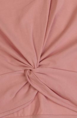 بلوز یکرو لایکرا جلو گره ای آستین افتاده