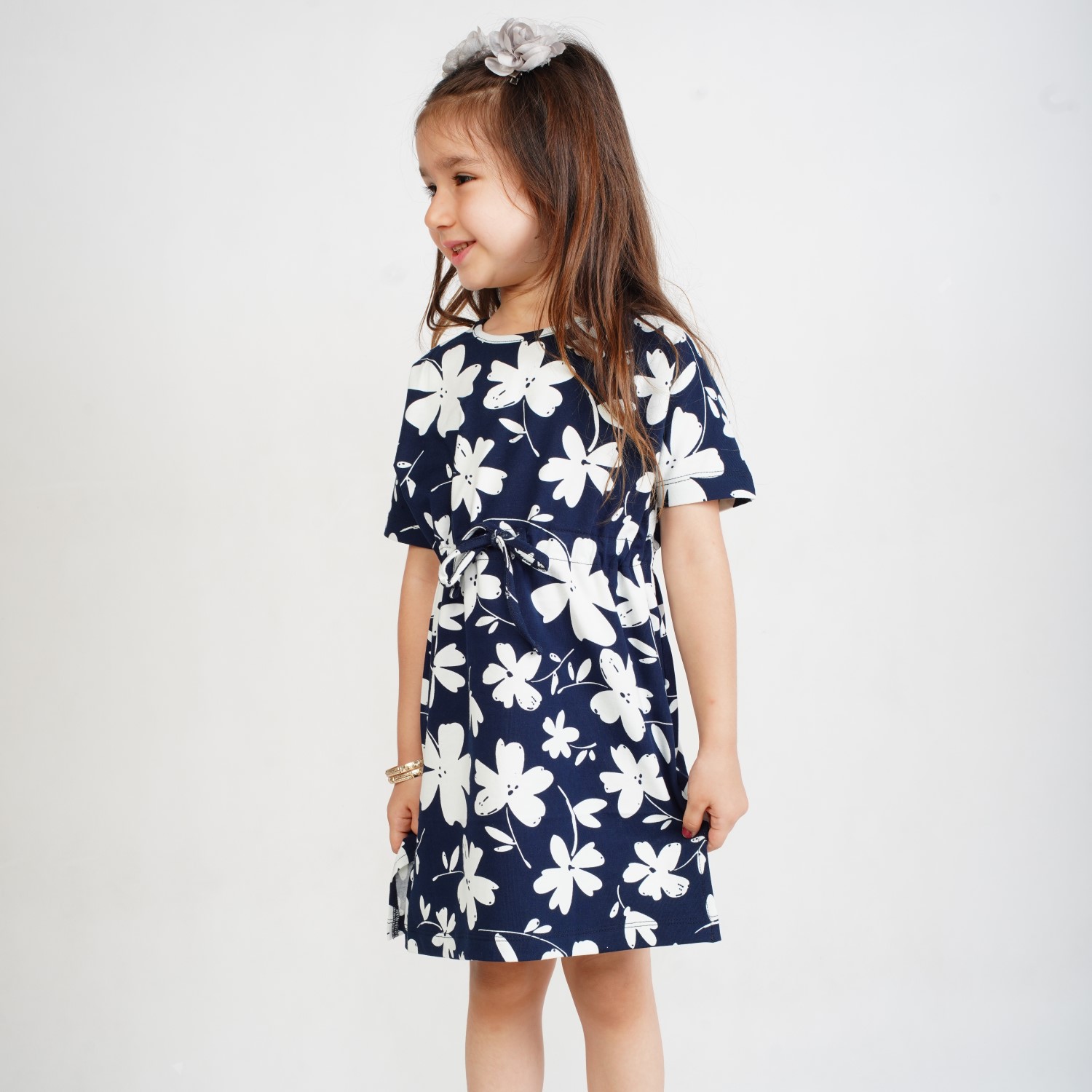 پیراهن یکرو لایکرا کنار چاک دار