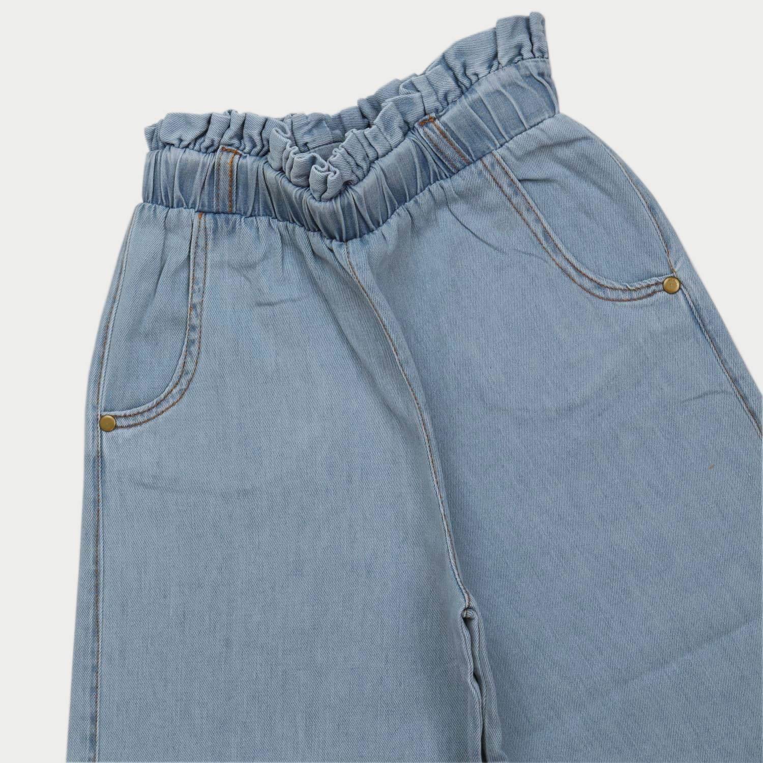 شلوار جین گشاد کمر کش