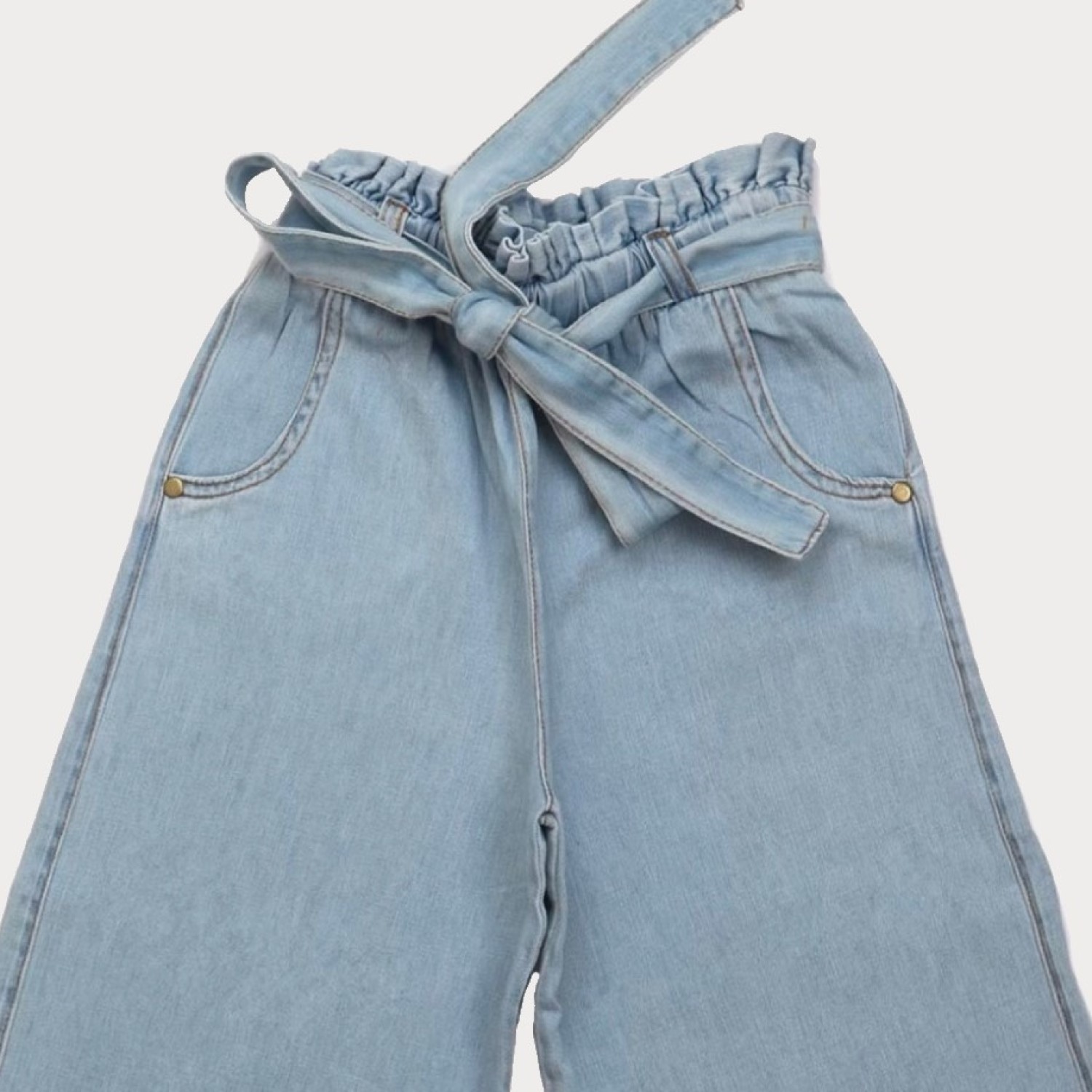 شلوار جین گشاد کمر کش