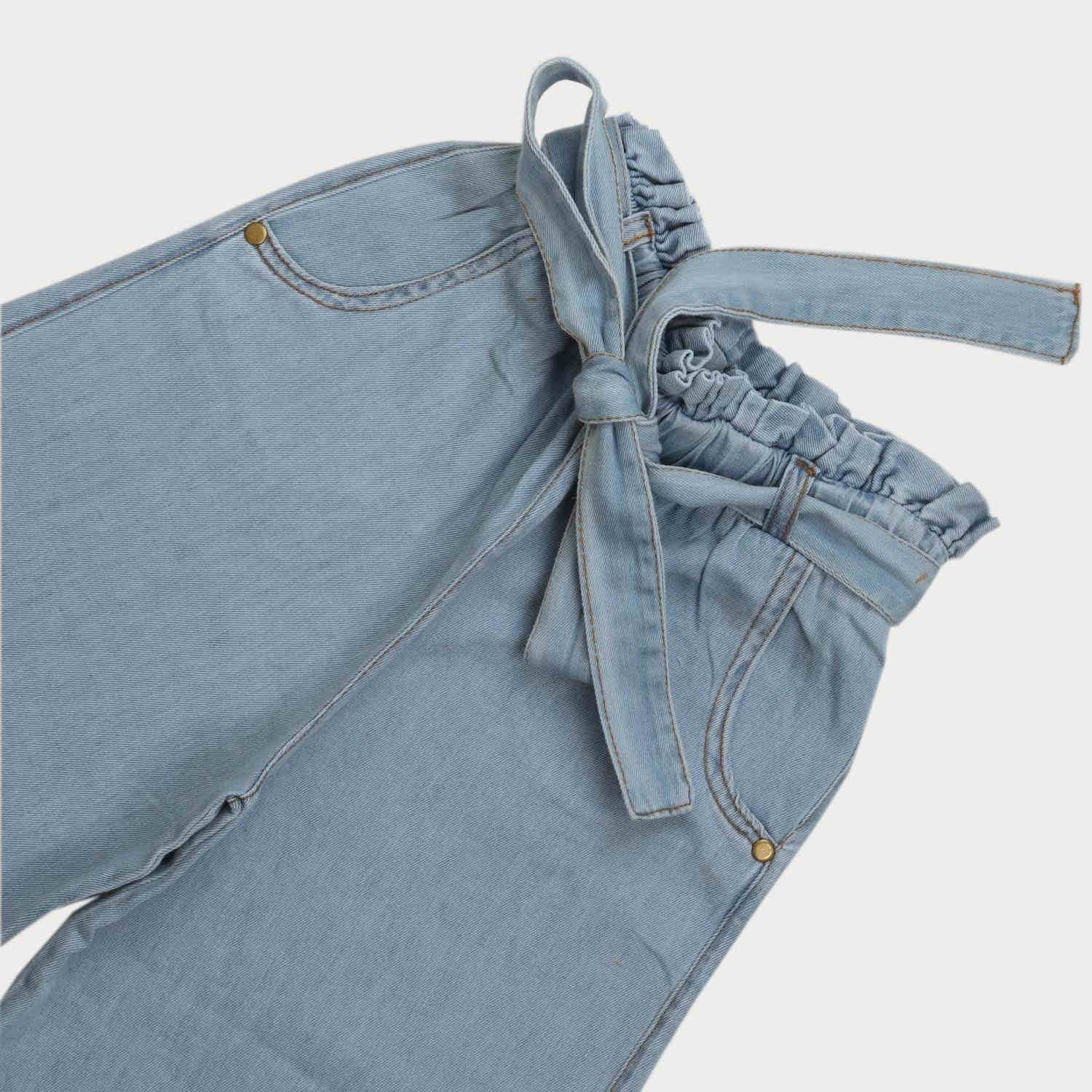 شلوار جین گشاد کمر کش