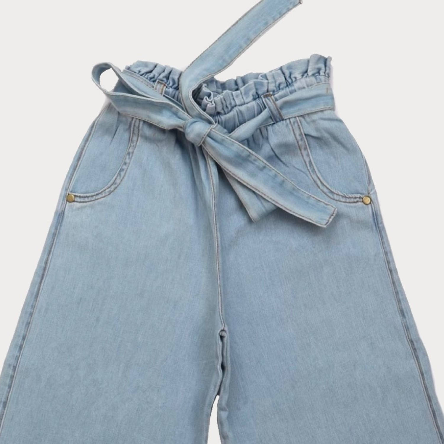 شلوار جین گشاد کمر کش