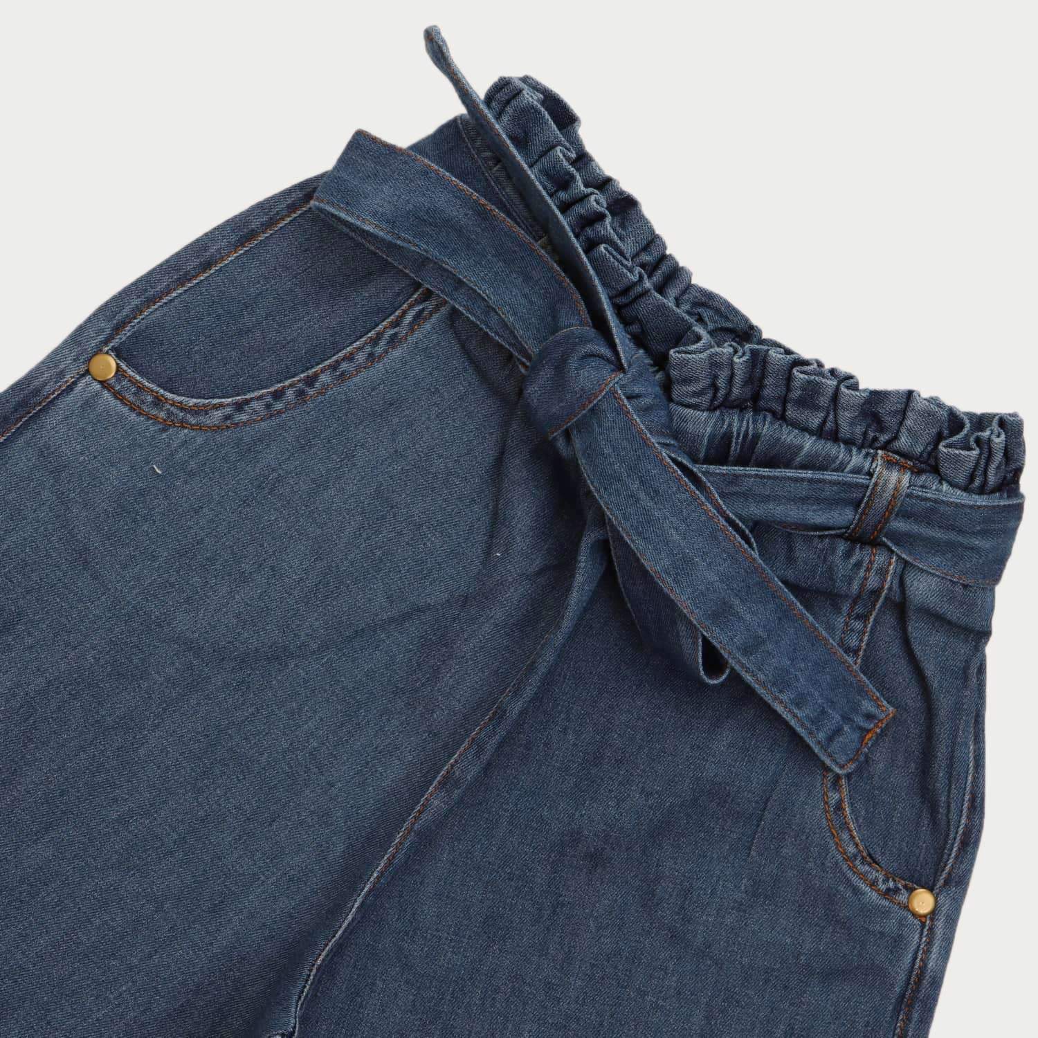 شلوار جین گشاد کمر کش