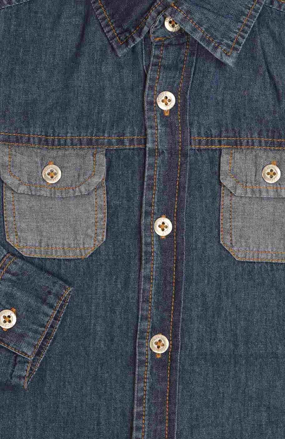 شومیزجین یقه کلاسیک جیب دار