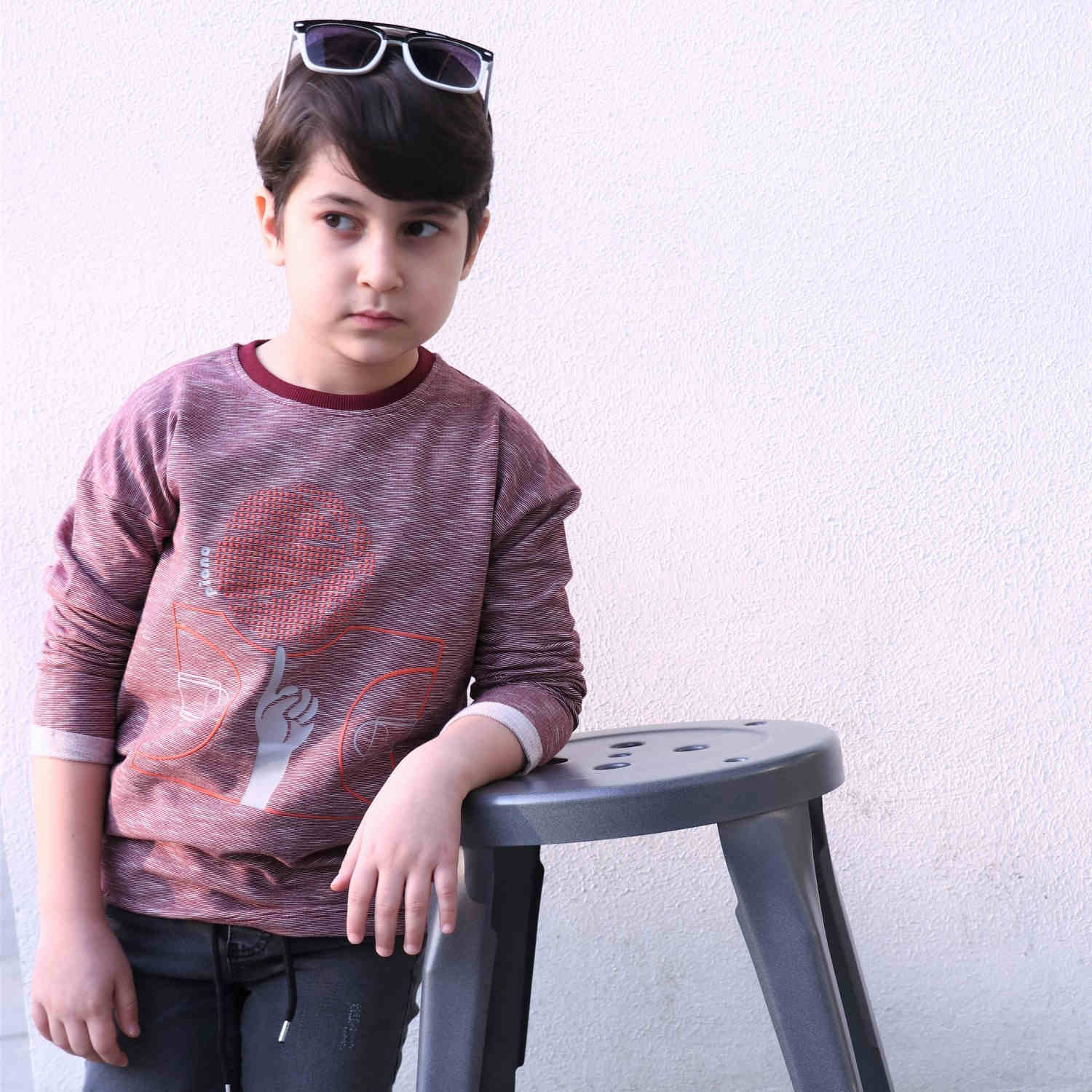 بلوز دورس لایکرا اسلپ آستین افتاده