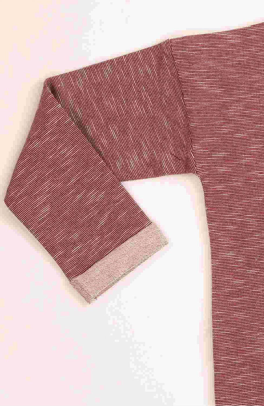 بلوز دورس لایکرا اسلپ آستین افتاده