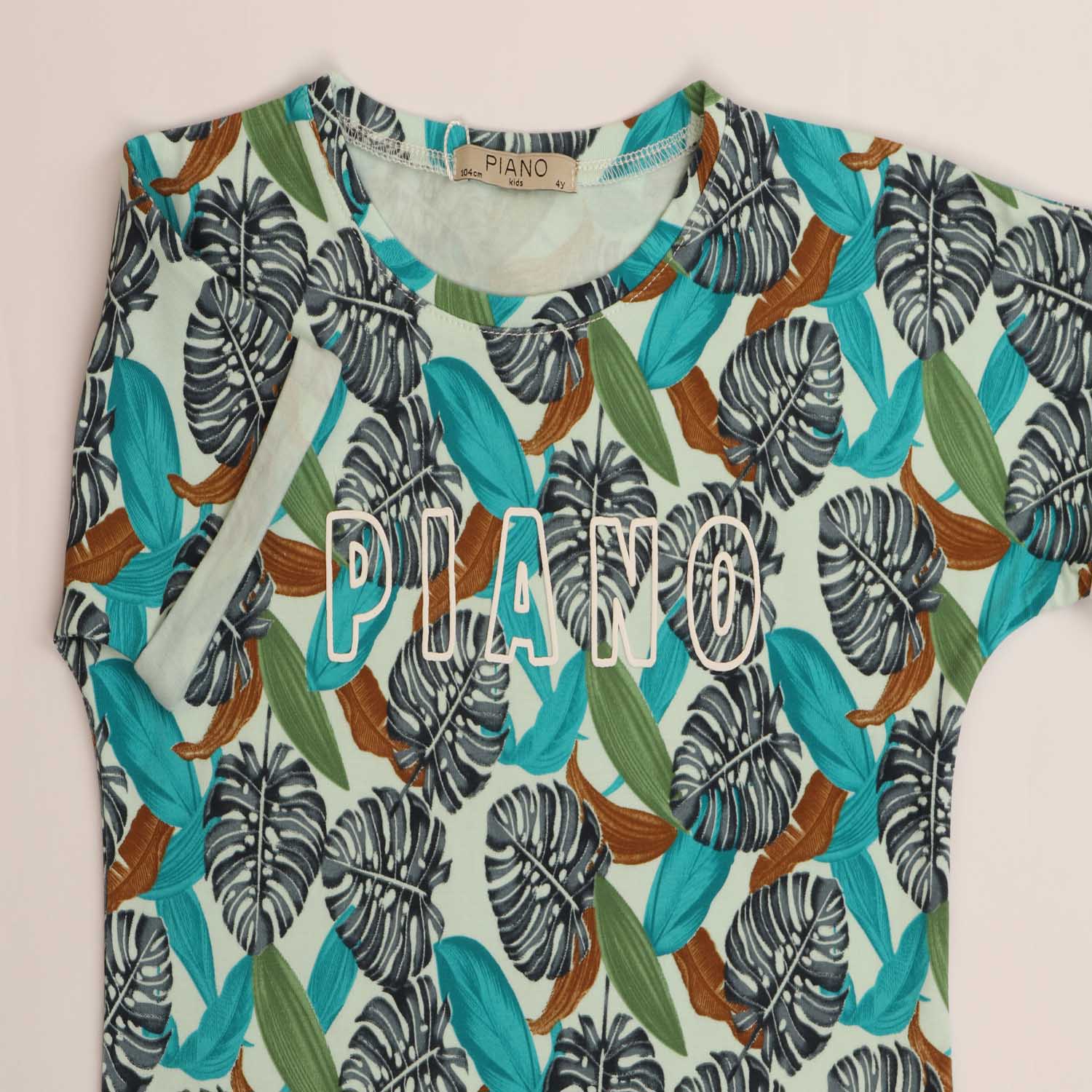 تیشرت یکرو لایکرا چاپ هاوایی