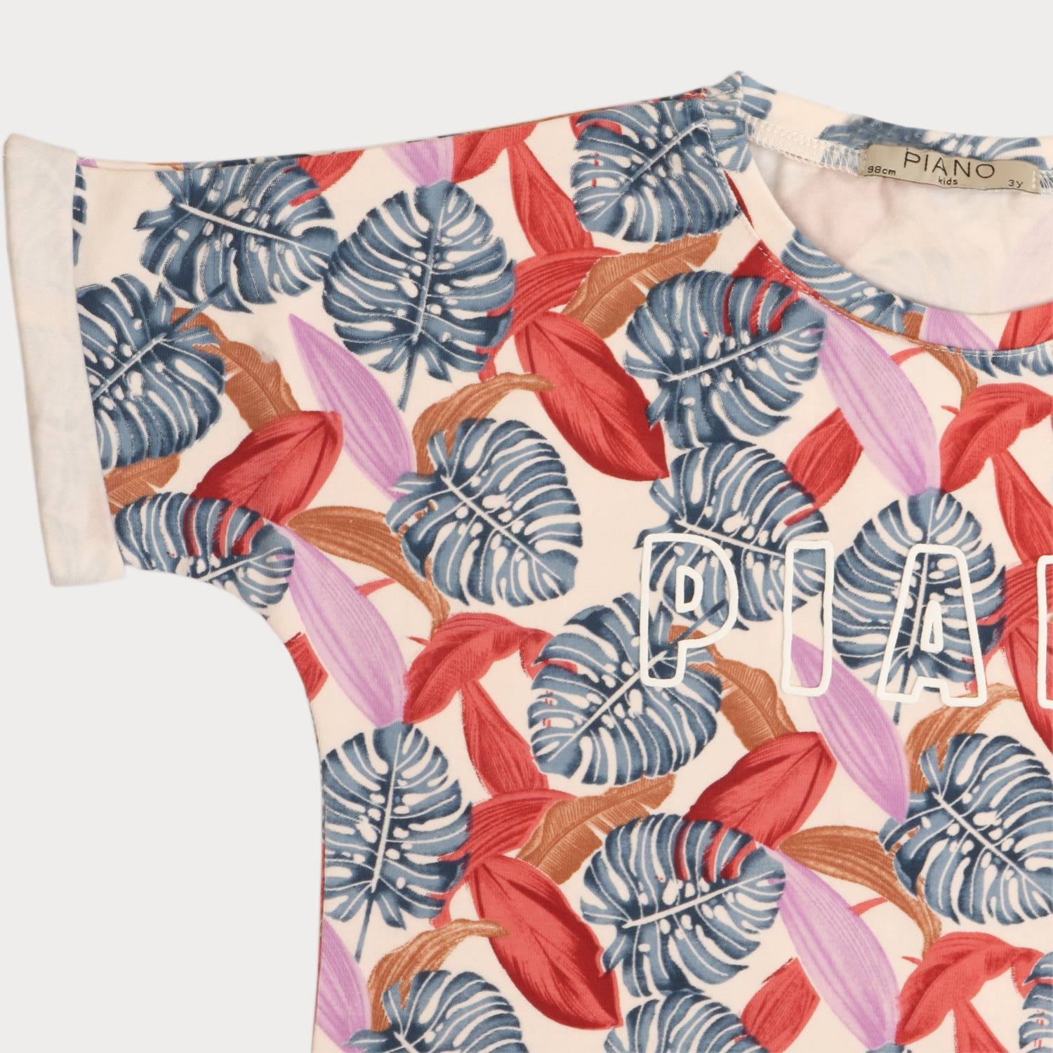 تیشرت یکرو لایکرا چاپ هاوایی