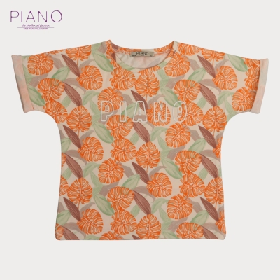 تیشرت یکرو لایکرا چاپ هاوایی