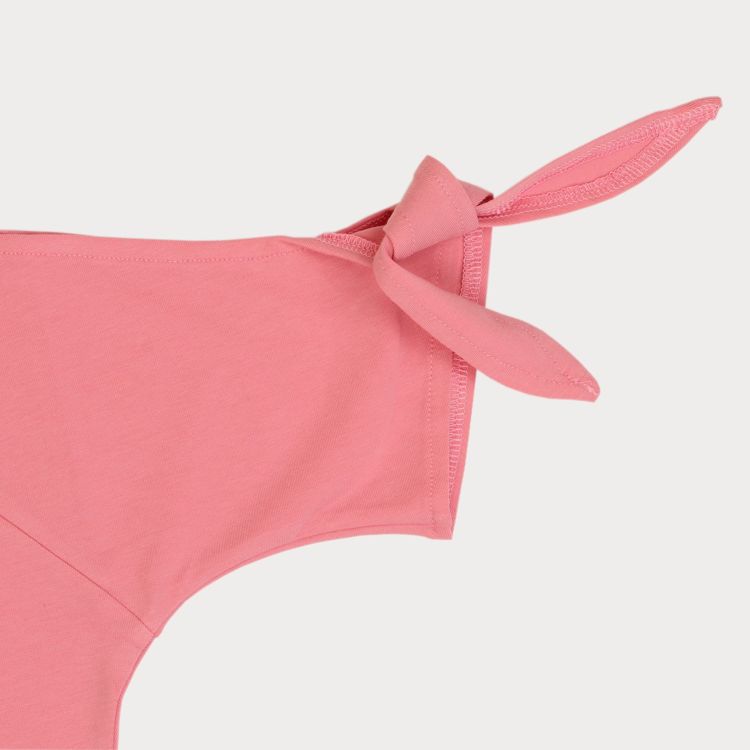 تیشرت یکرو لایکرا آستین گره ای