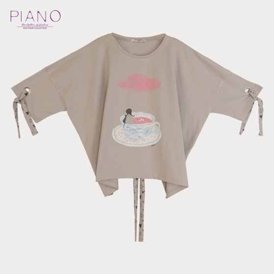 بلوز یکرو لایکرا پشت گره ای