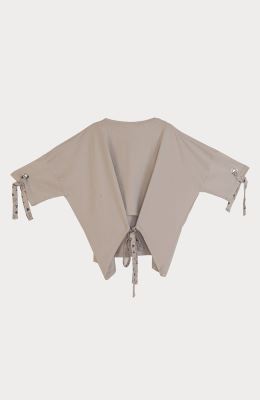 بلوز یکرو لایکرا پشت گره ای