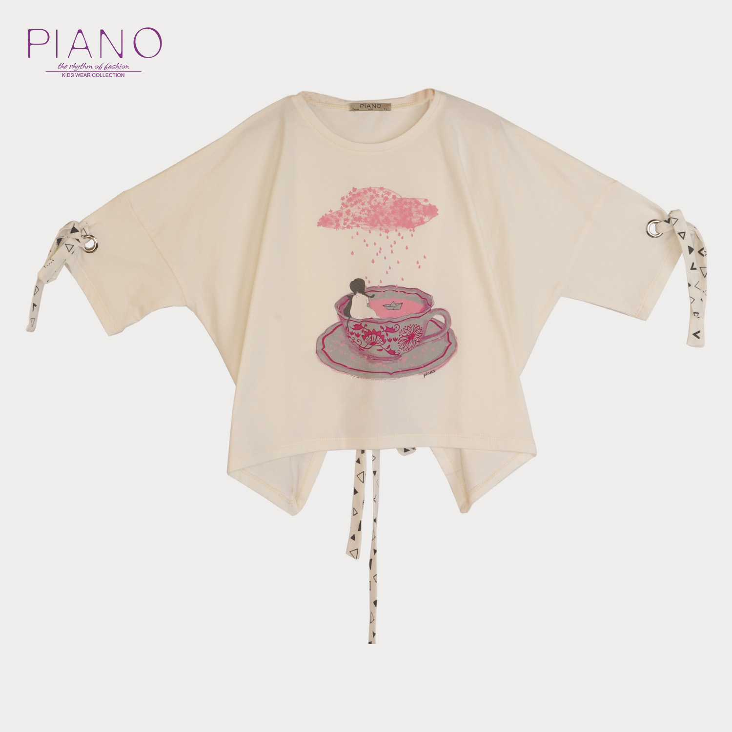 بلوز یکرو لایکرا پشت گره ای