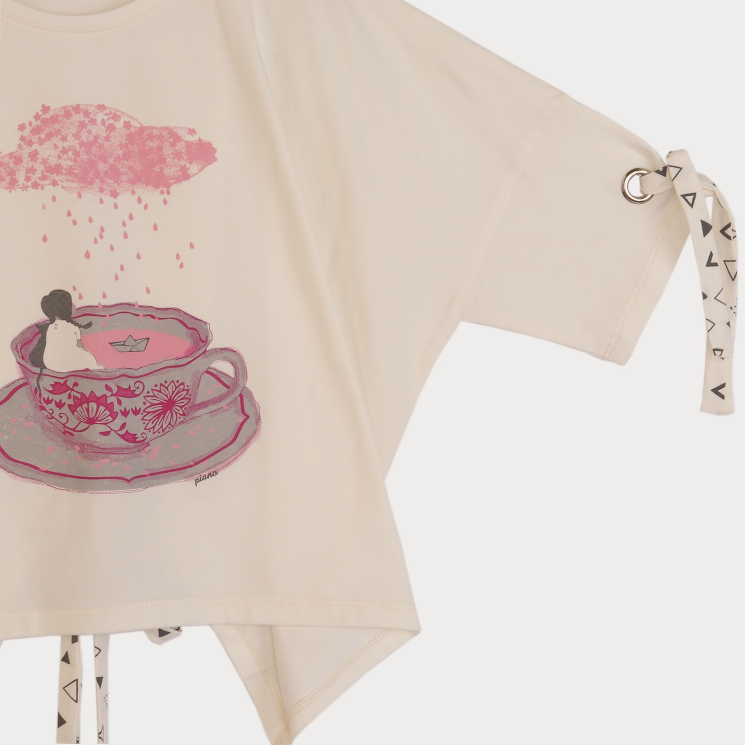 بلوز یکرو لایکرا پشت گره ای