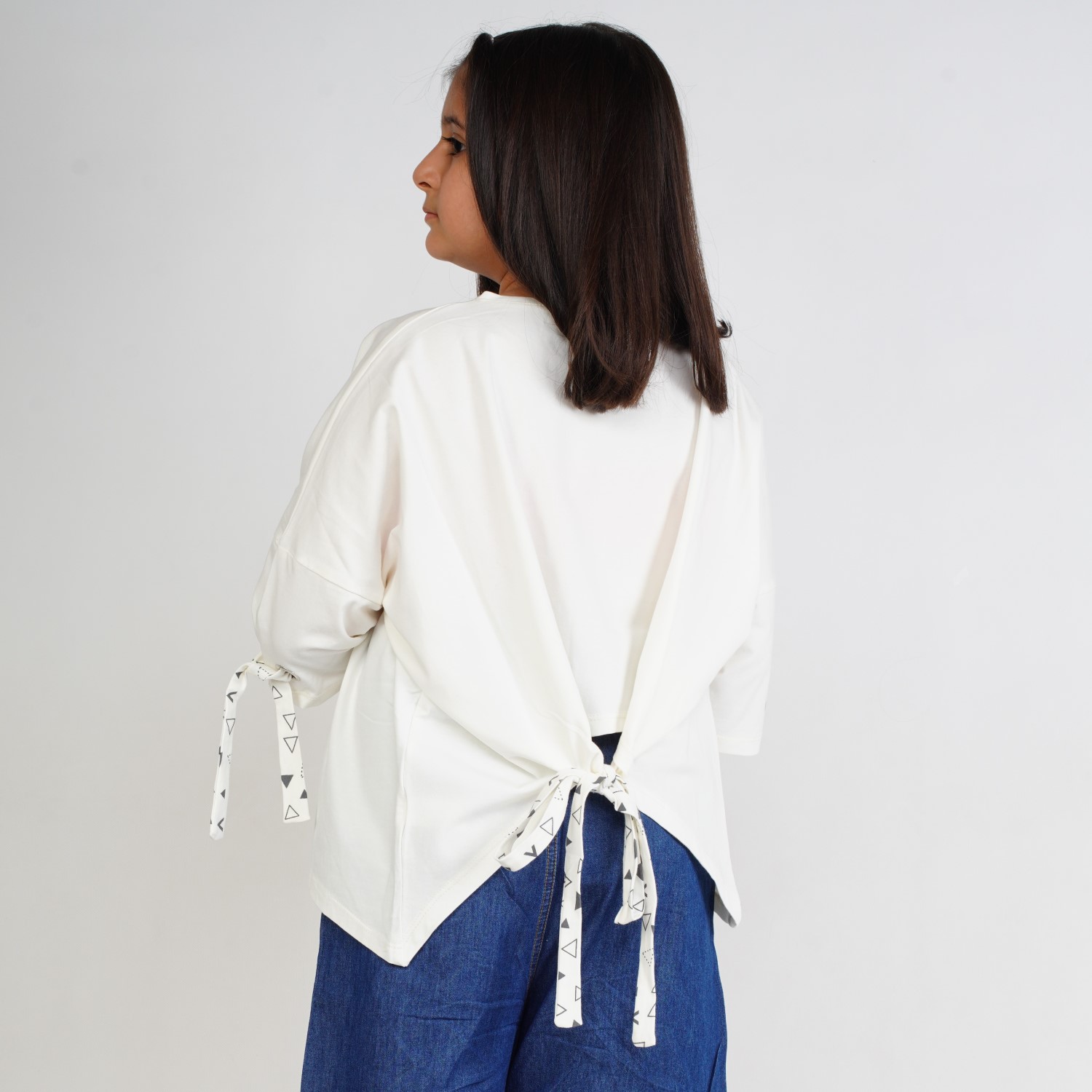 بلوز یکرو لایکرا پشت گره ای