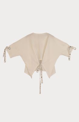 بلوز یکرو لایکرا پشت گره ای