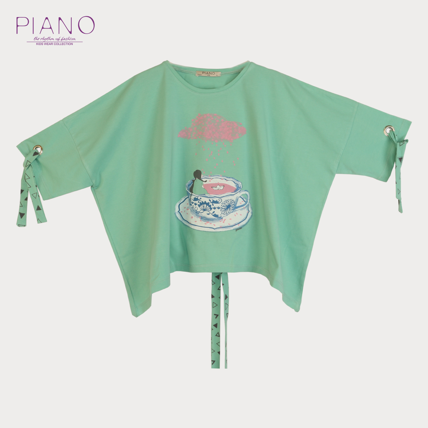 بلوز یکرو لایکرا پشت گره ای